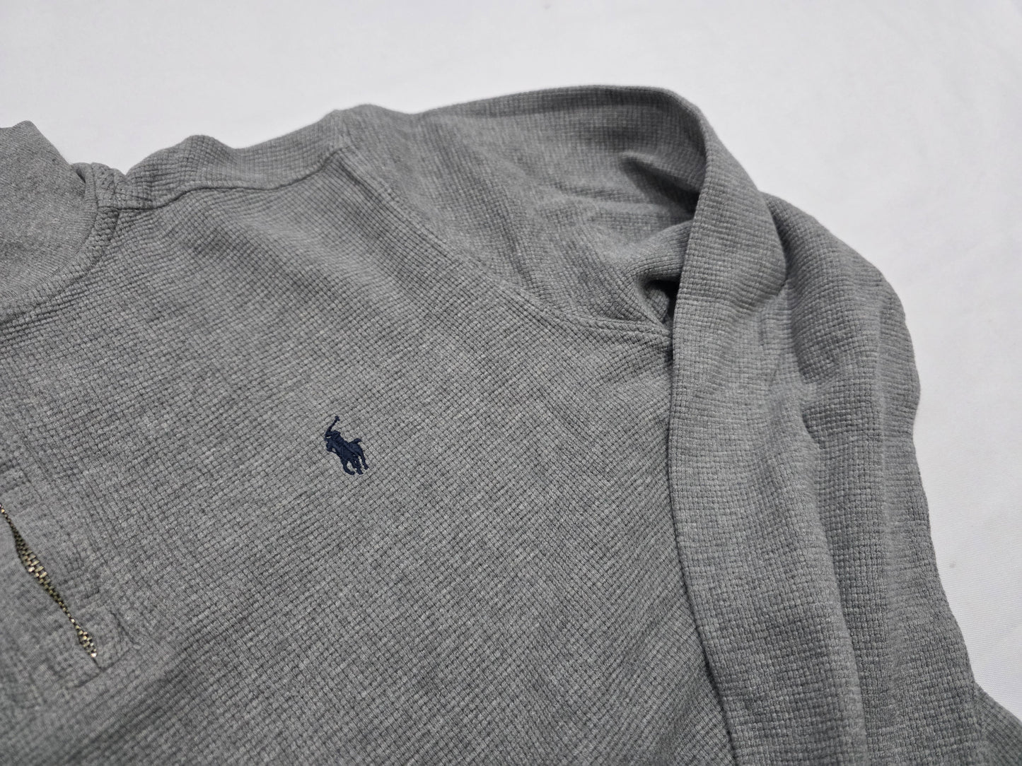 Sueter Ralph Lauren Adolescente Xl 18-20 Gris