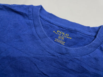Playera Ralph Lauren Chico S Azul Pony Amarillo