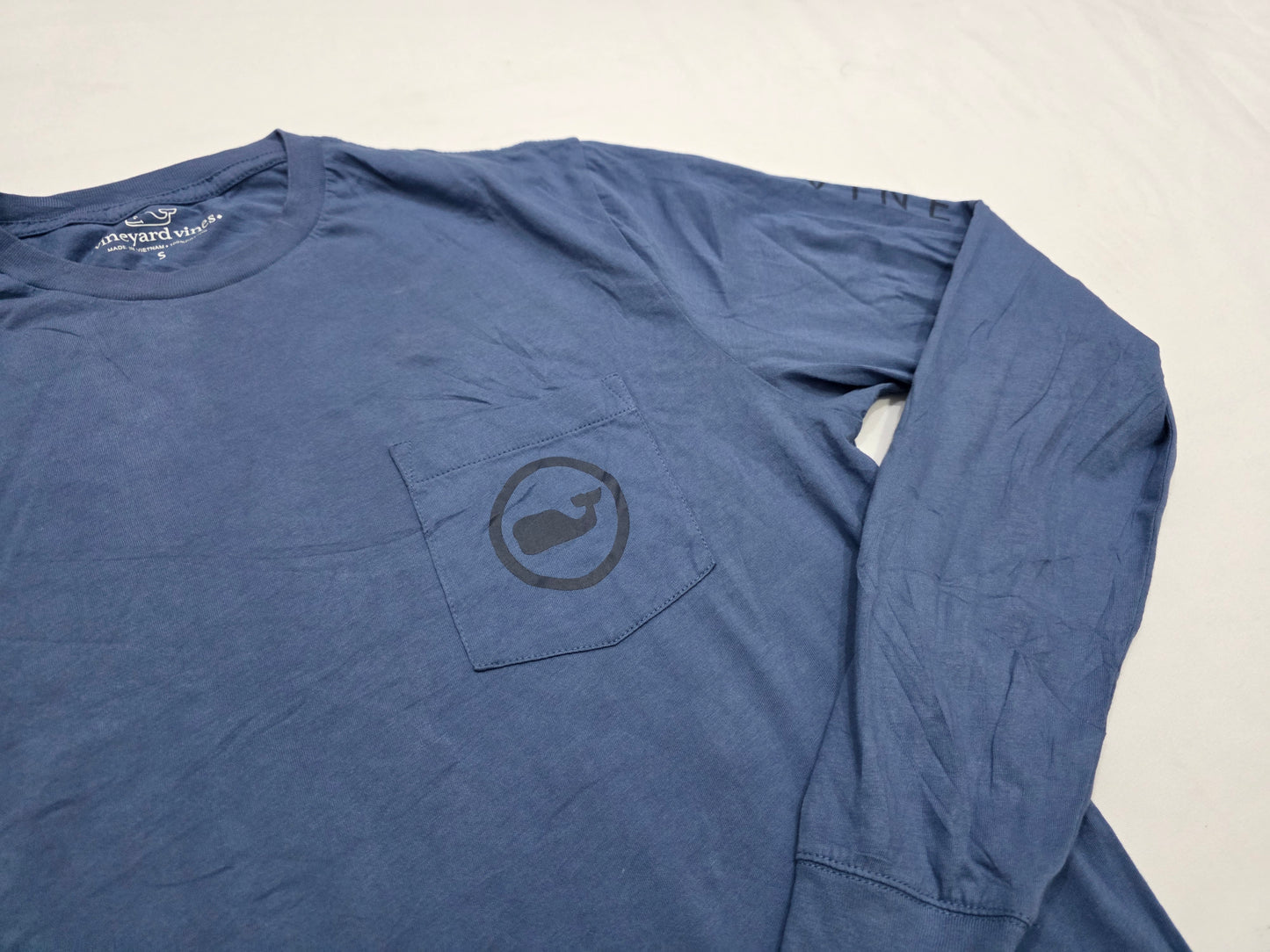 Playera Manga Larga Vineyard Vines Chico S Azul