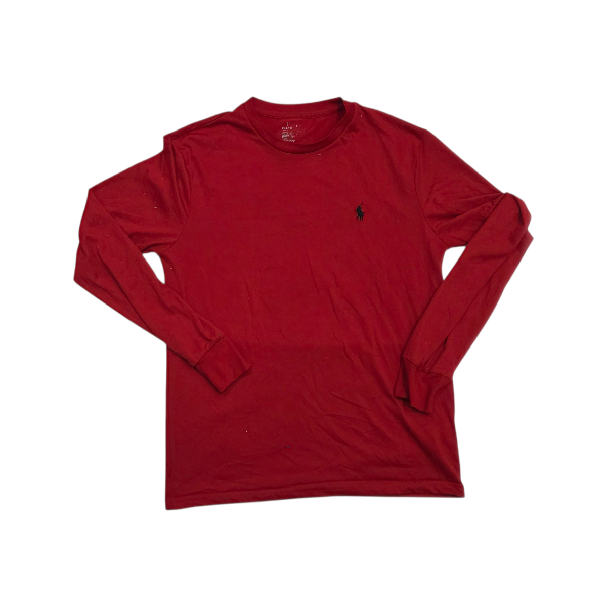 Playera Manga Larga Ralph Lauren Performance Chico S Rojo