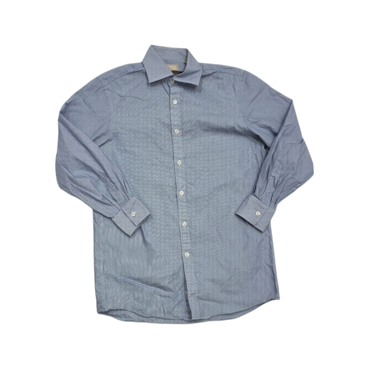 Camisa Michael Kors Chico S 14 1/2 Linea Azul