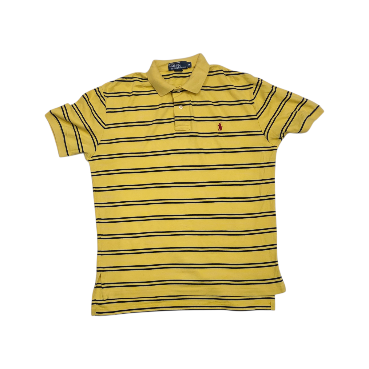 Playera Polo Ralph Lauren Mediana M Amarillo Lineas