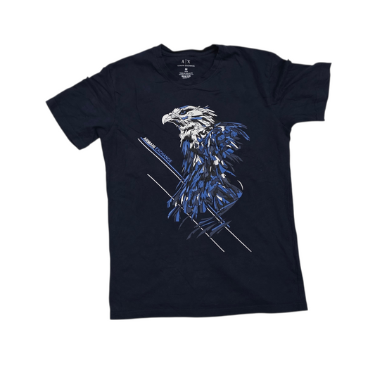 Playera Armani Exchange Mediana M Azul Aguila