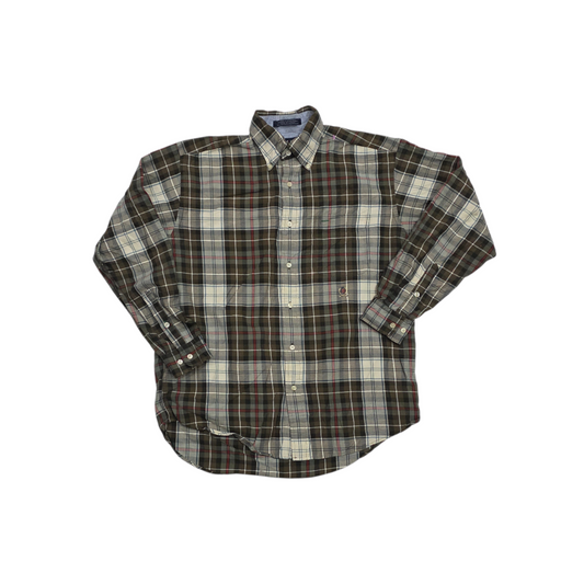 Camisa Tommy Hilfiger Mediana M Cuadros Verde
