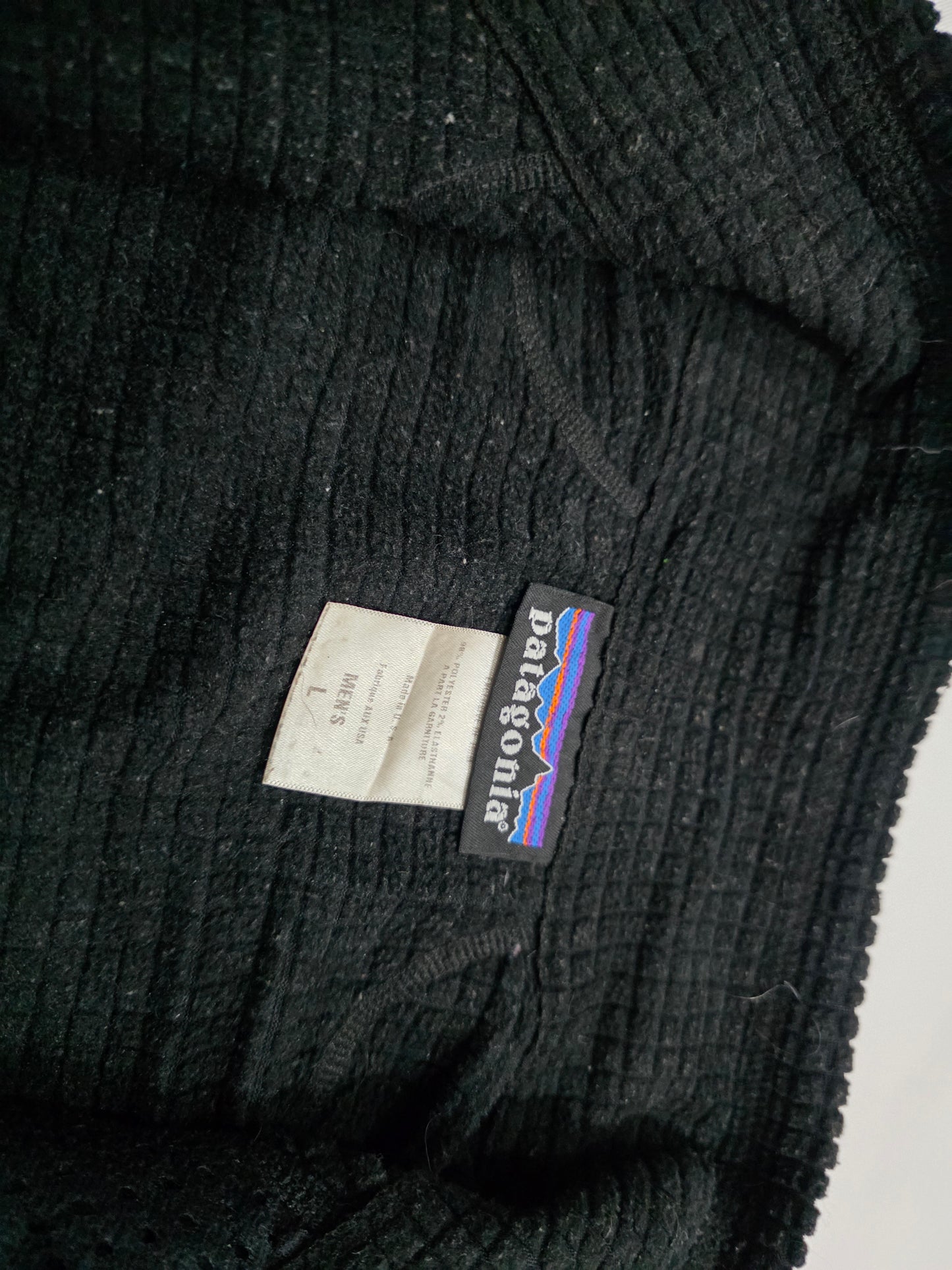 Sudadera Delgada Patagonia Grande L Negro