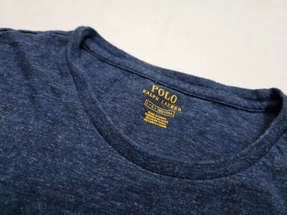 Playera Ralph Ralph Lauren Grande L Azul Marino Pony Gris