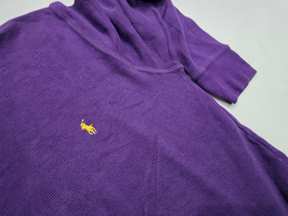 Playera Manga Larga Ralph Lauren Grandel Morado Pony Amarill