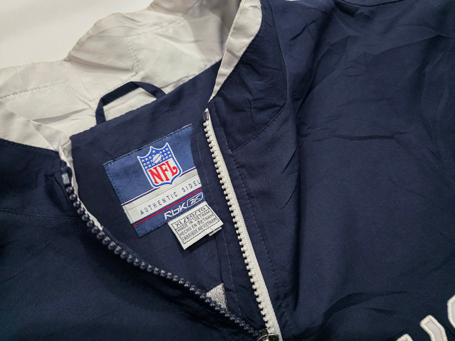Chamarra Ligera Reebok Xgrande Xl Azul