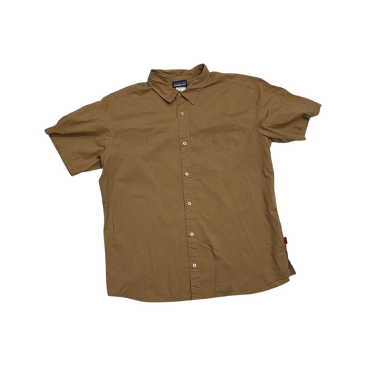 Camisa Manga Corta Patagonia Xgrande Xl Cafe