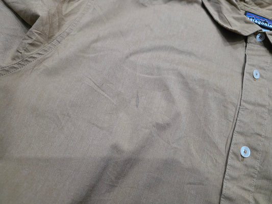 Camisa Manga Corta Patagonia Xgrande Xl Cafe