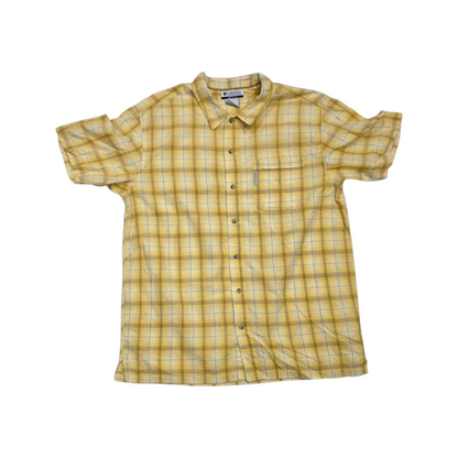 Camisa Columbia Xgrande Xl Cuadro Amarillo