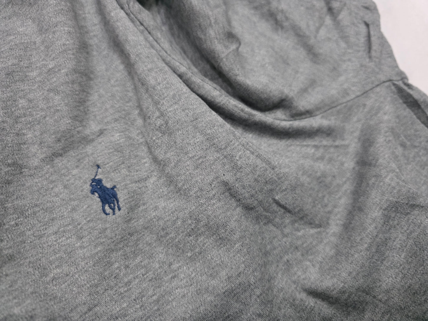 Playera Polo Ralph Lauren Xxl Gris Pony Azul