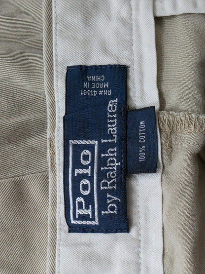 Pantalon Ralph Lauren 34x30 Recto Cafe Casual