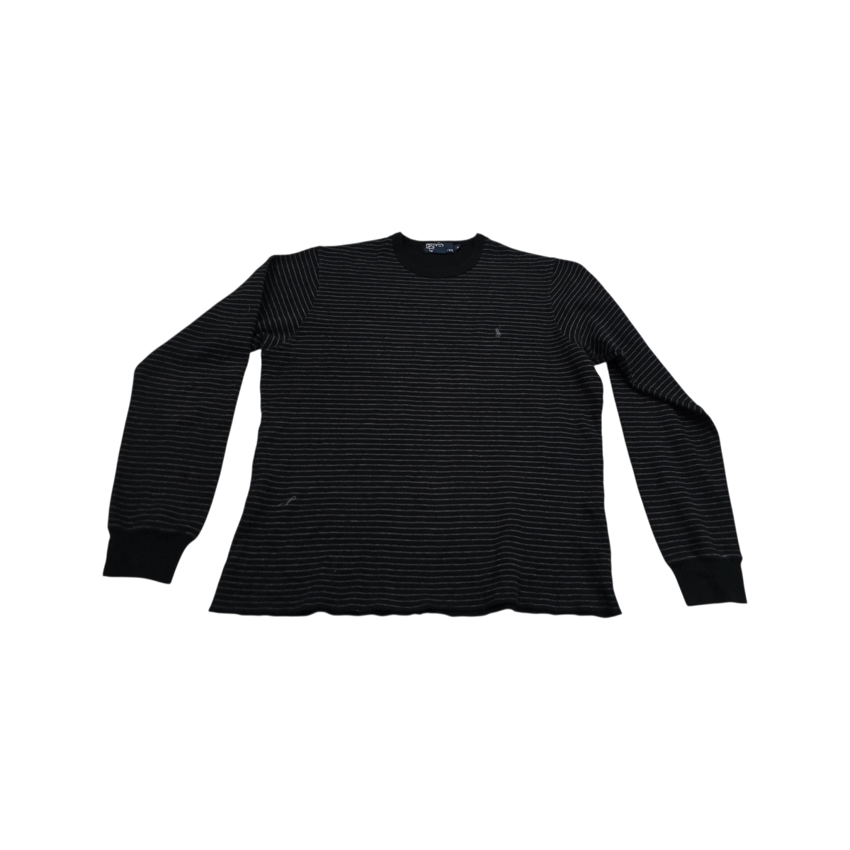 Sueter Ralph Lauren Mediana M Negro Lineas Gris