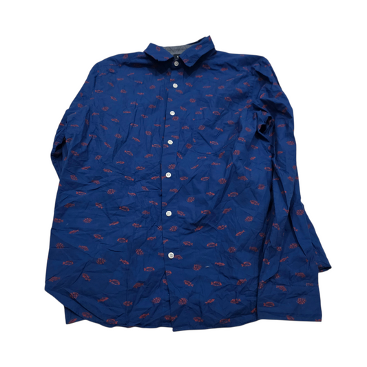 Camisa Classic Fit Nautica Mediana M Azul