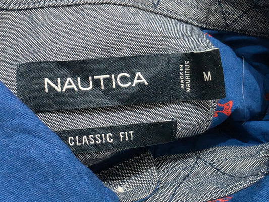 Camisa Classic Fit Nautica Mediana M Azul