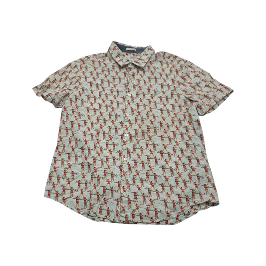Camisa Manga Corta Penguin Grande L Verde Bailarinas