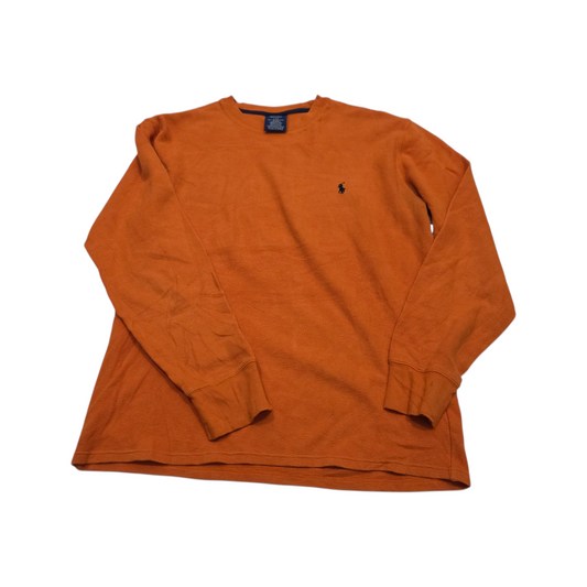Playera Manga Larga Ralph Lauren Grande L Naranja