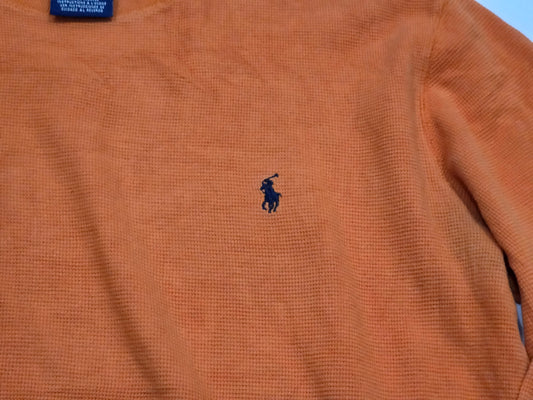 Playera Manga Larga Ralph Lauren Grande L Naranja