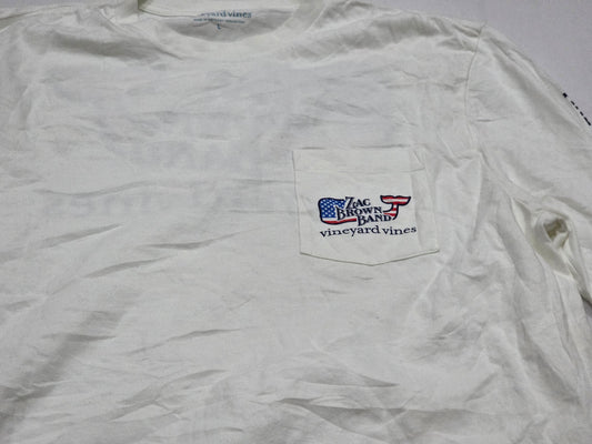 Playera Manga Larga Vineyard Vines Grande L Blanco