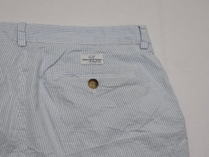 Bermuda Vineyard Vines Talla 34 Azul Lineas