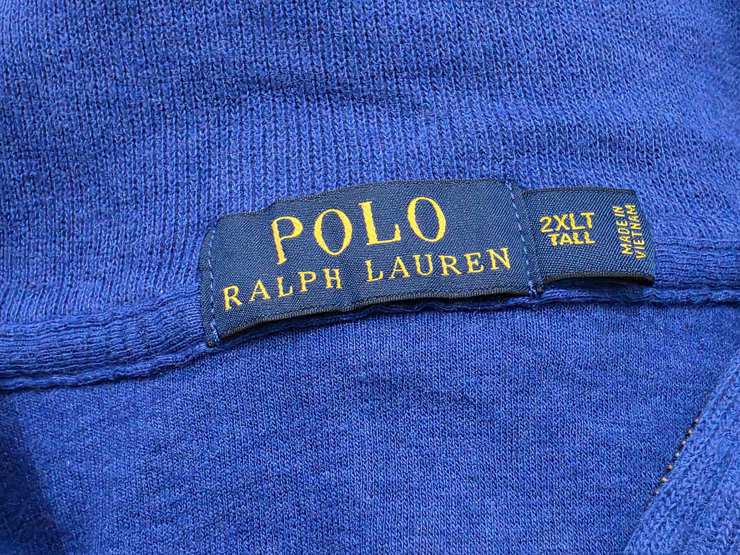 Sueter Ralph Lauren 2xl Alto Azul Pony Rojo