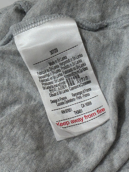 Playera Lacoste Xxl Gris