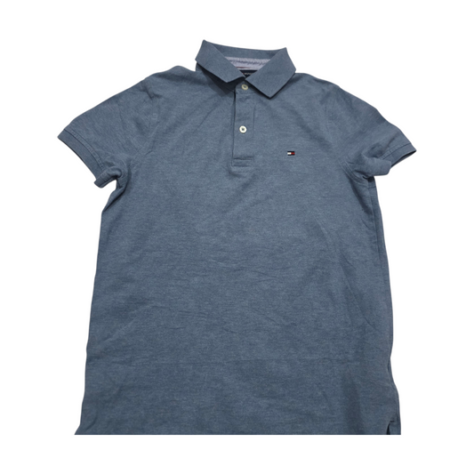 Playera Polo Tommy Hilfiger Xchico Xs Azul Slimfit