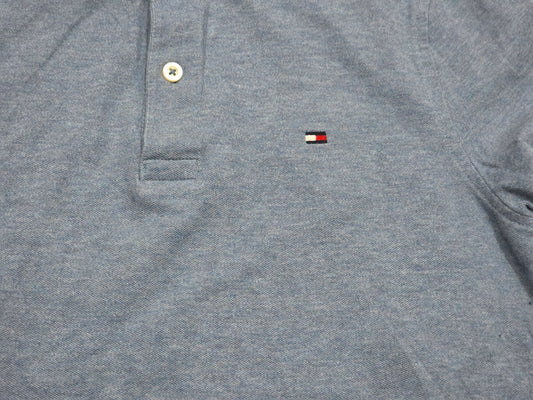 Playera Polo Tommy Hilfiger Xchico Xs Azul Slimfit