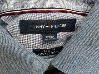 Playera Polo Tommy Hilfiger Xchico Xs Azul Slimfit