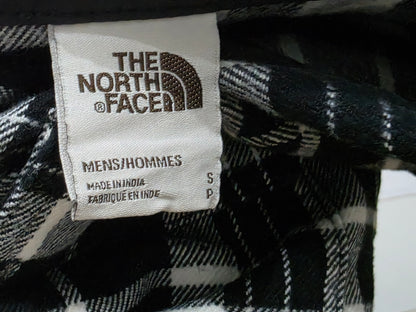 Camisa The North Face Chico S Cuadro Negro Franela