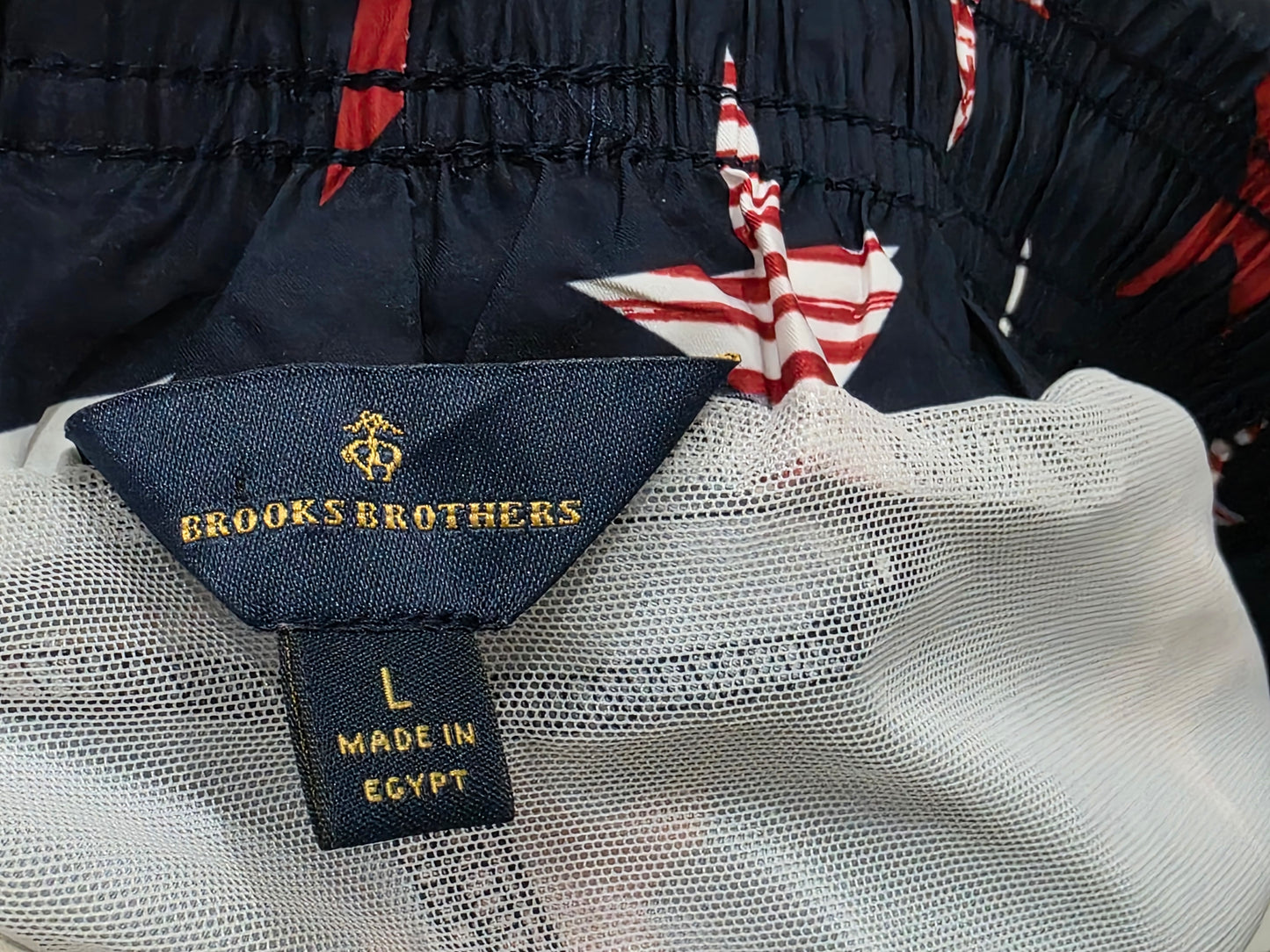 Bermuda Brooks Brothers Grande L Azul Estrellas