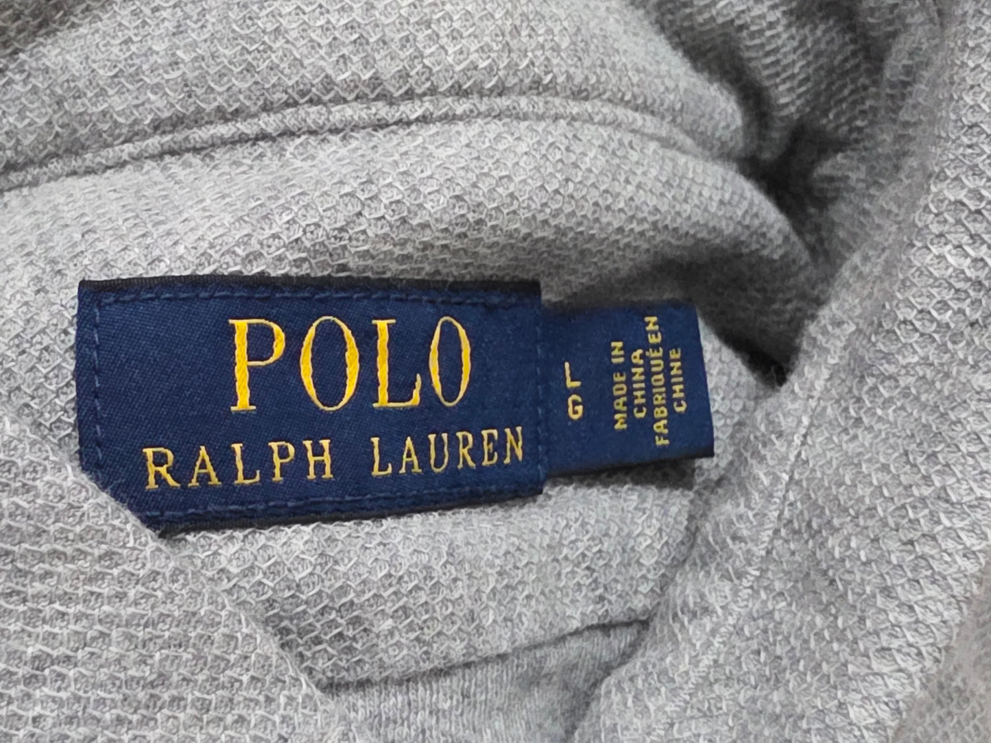 Camisa Ralph Lauren Grande L Gris Algodon