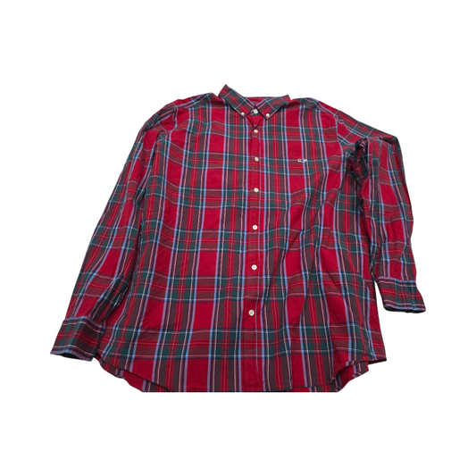 Camisa Vineyard Vines Xgrande Xl Classic Fit Rojo Cuadro