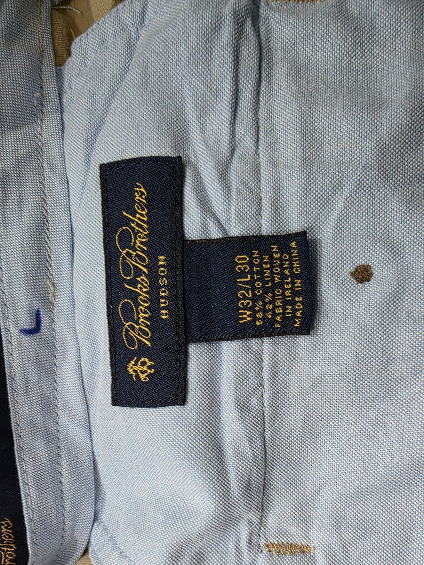 Pantalon Brooks Brothers 32x30 Hudson Cafe
