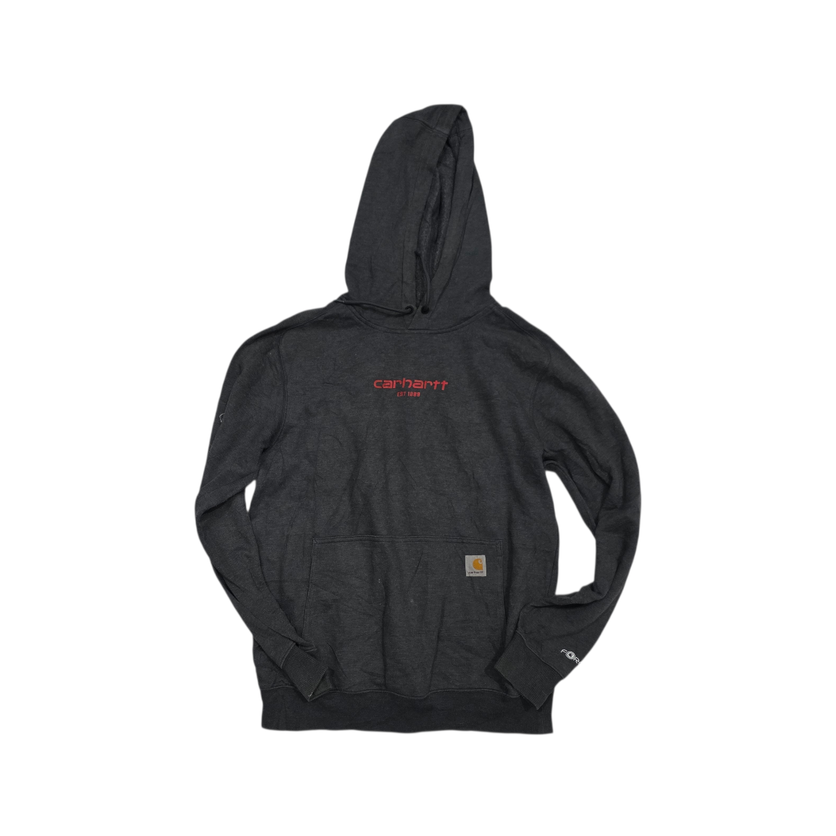Sudadera Carhartt Chico S Relaxed Fit Gris Oscuro