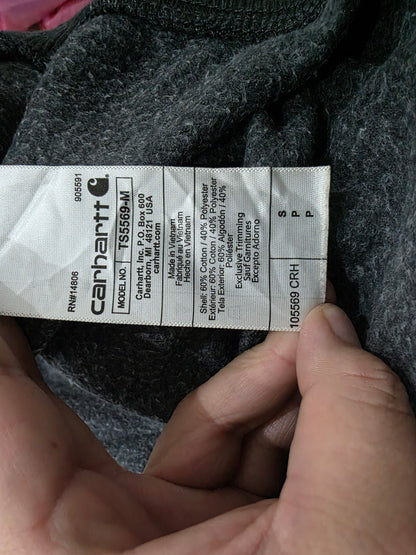 Sudadera Carhartt Chico S Relaxed Fit Gris Oscuro
