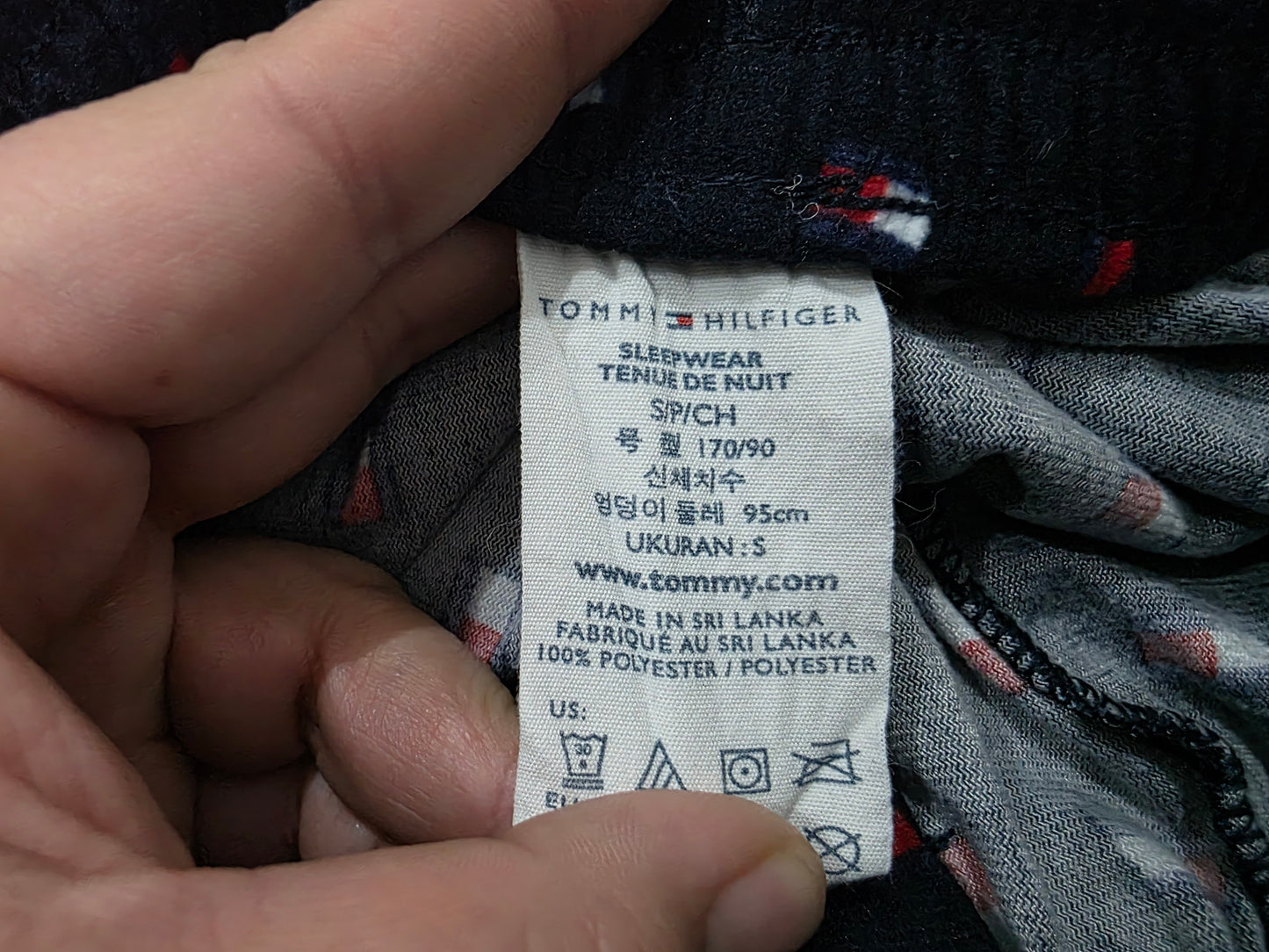Pijama Tommy Hilfiger Chico S Azul Banderas