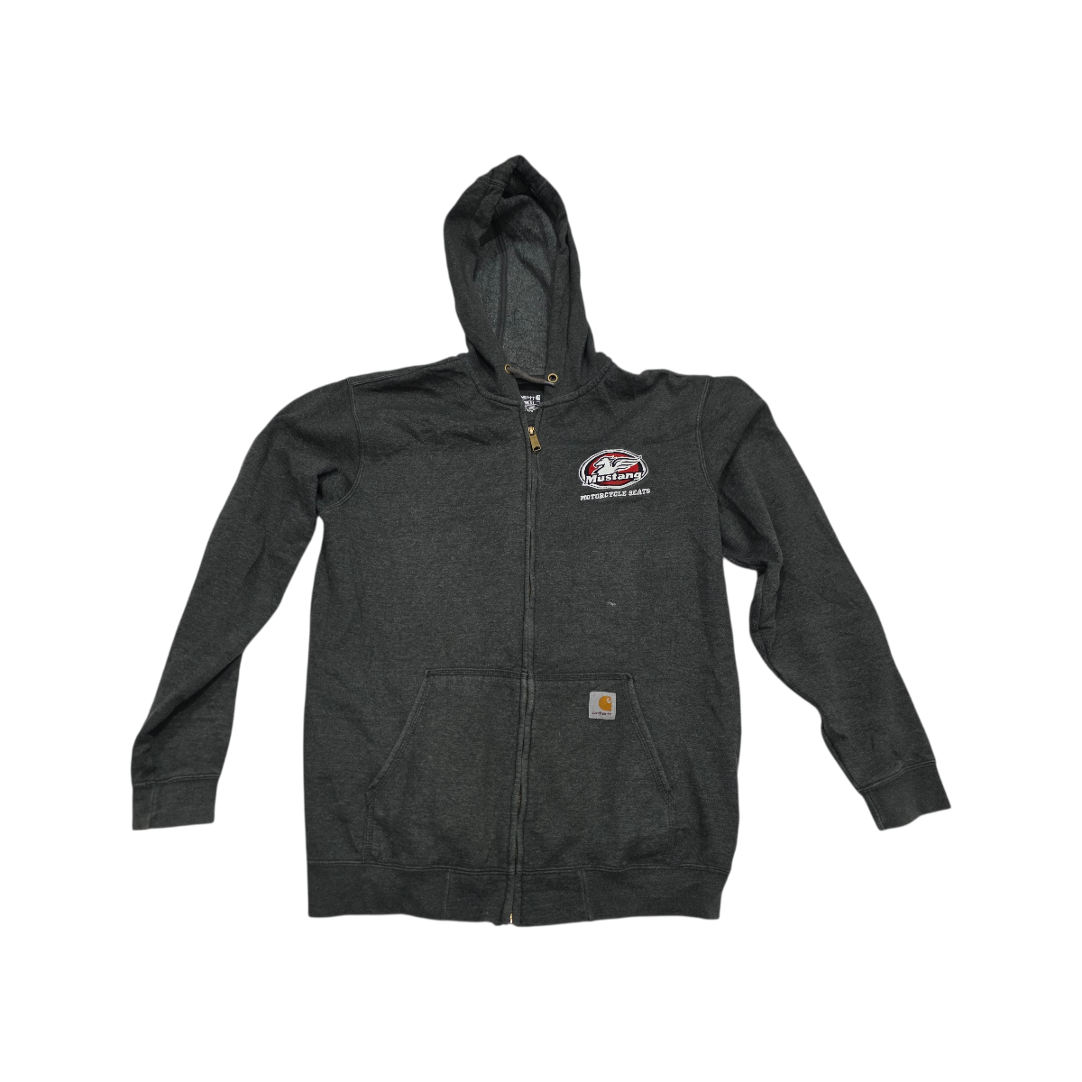 Sudadera Carhartt Mediana M Gris Loose Fit Cierre