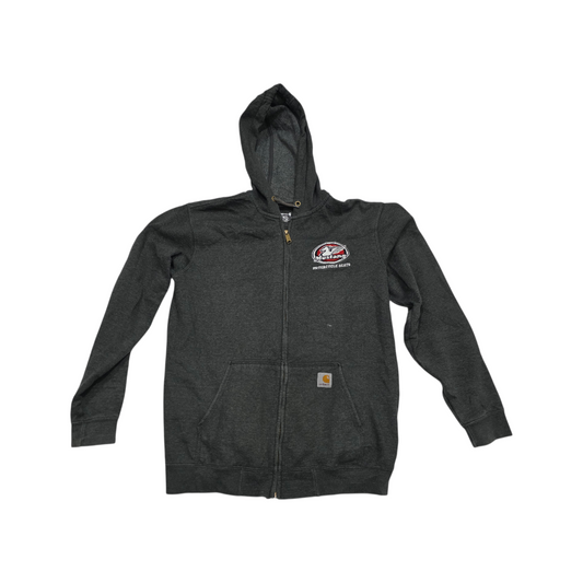 Sudadera Carhartt Mediana M Gris Loose Fit Cierre