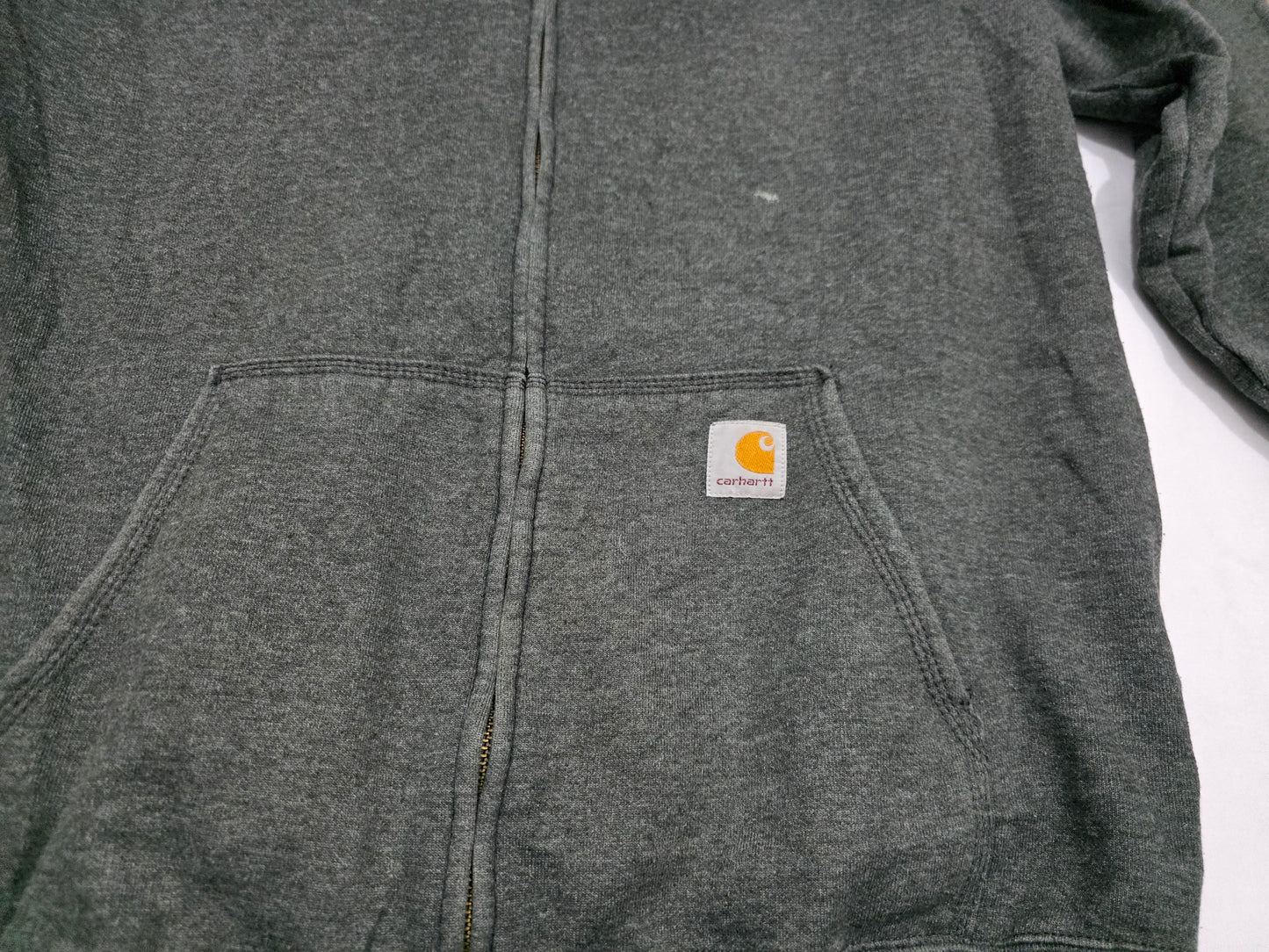 Sudadera Carhartt Mediana M Gris Loose Fit Cierre