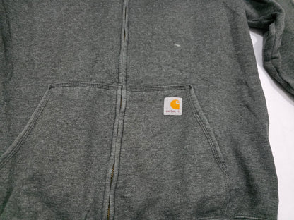 Sudadera Carhartt Mediana M Gris Loose Fit Cierre