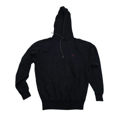 Sudadera Ralph Lauren Mediana M Negro Deslavado Vintage