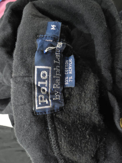 Sudadera Ralph Lauren Mediana M Negro Deslavado Vintage