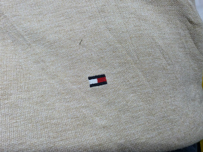 Sueter Tommy Hilfiger Mediana M Cafe Cierre Corto