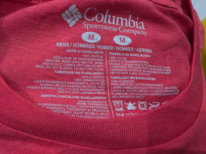 Playera Columbia Mediana M Rojo Perrito