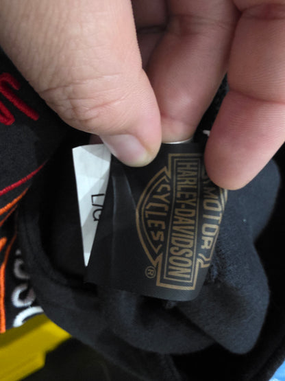 Sudadera Harley Davidson Grande L Negro