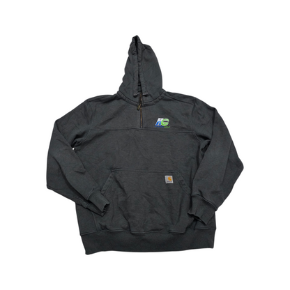 Sudadera Carhartt Grande L Loose Fit Gris Cierre Corto