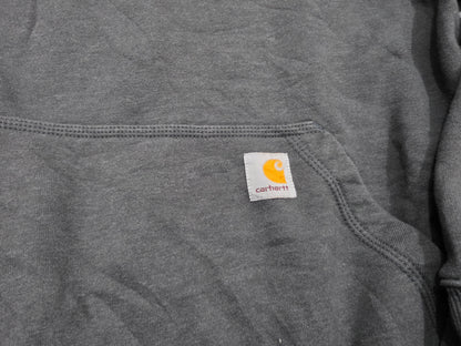 Sudadera Carhartt Grande L Loose Fit Gris Cierre Corto