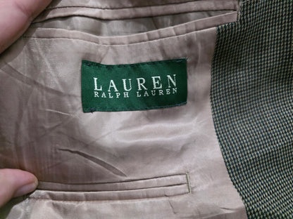 Saco Ralph Lauren 44l Verde Cuadros Verde